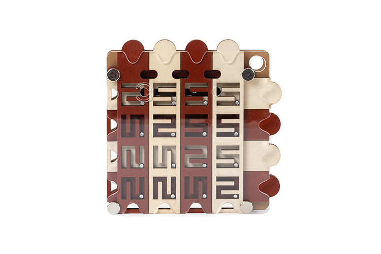 thumbnail image 2 of Constantin Flower Maze Wooden Puzzle - Two Tiered Brain Teaser For Ages 14+ 2 of 9