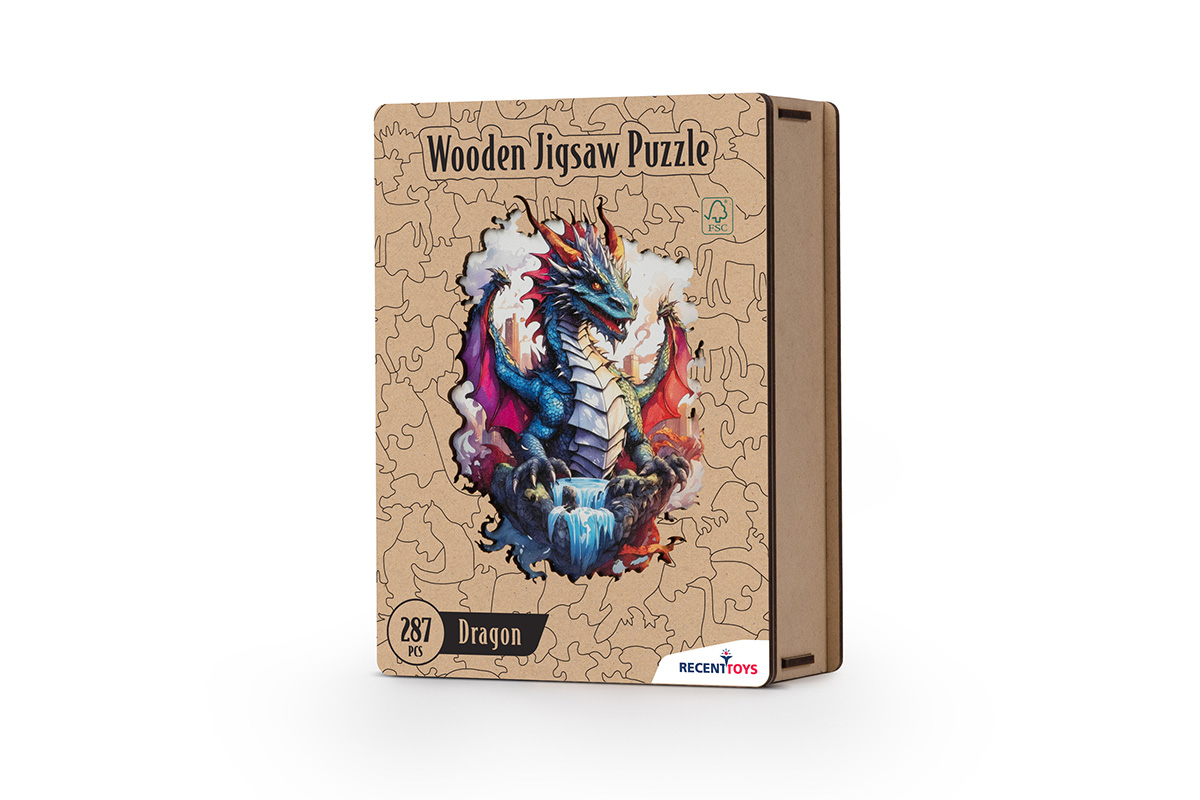 Wooden Jigsaw Puzzle — Dragon