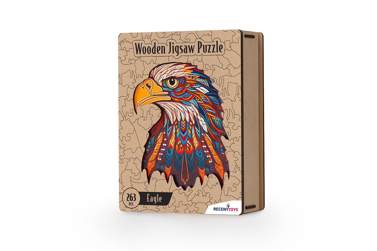 Recent Toys Wooden Jigsaw Puzzle Eagle